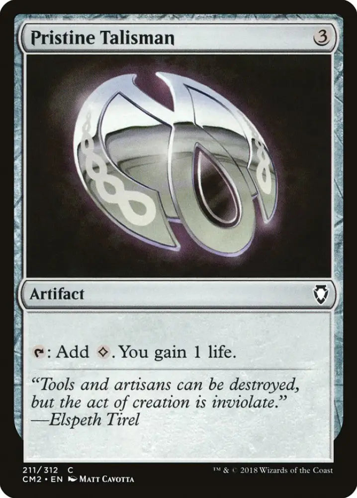 Pristine Talisman [Commander Anthology Volume II] - MTG Single