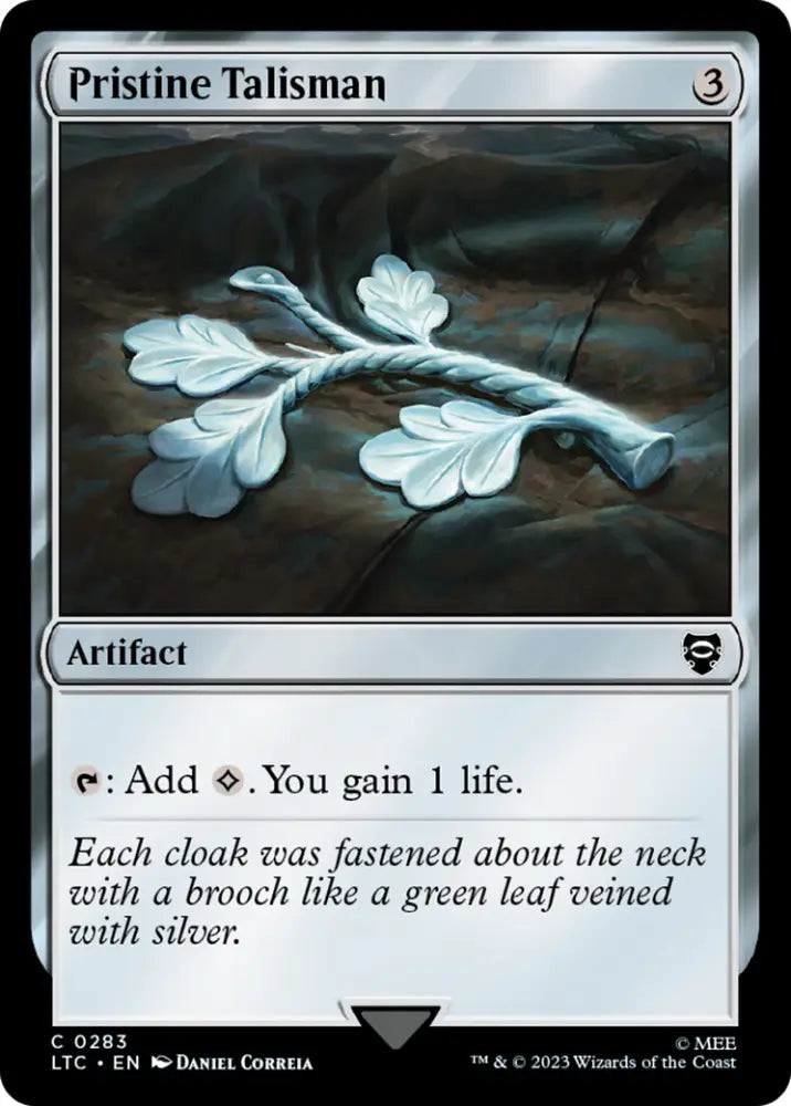 Pristine Talisman [The Lord of the Rings: Tales of Middle-Earth Commander] - MTG Single