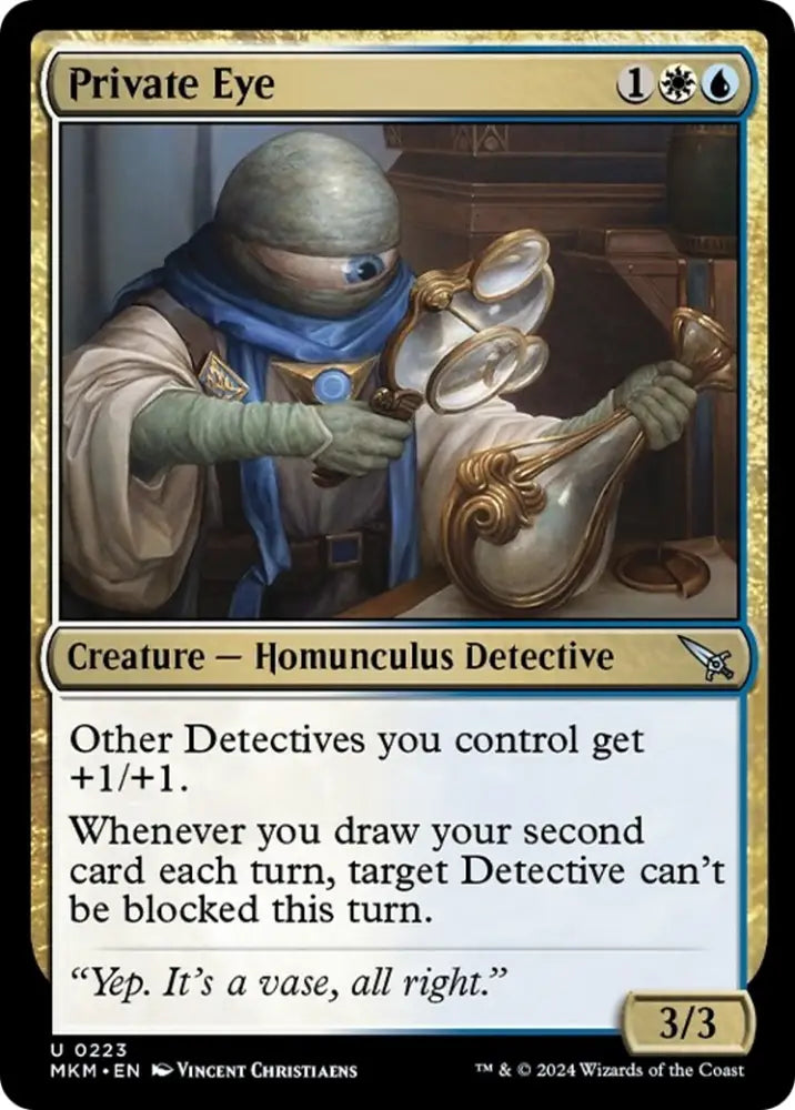 Private Eye [Murders at Karlov Manor] - MTG Single