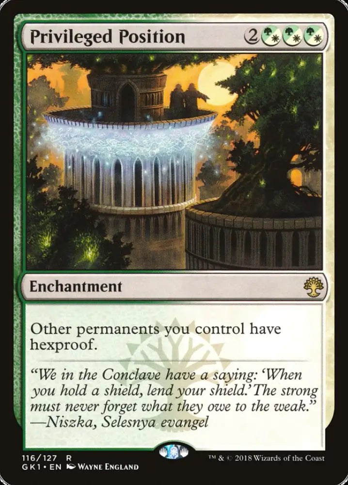 Privileged Position [Guilds of Ravnica Guild Kit] - MTG Single