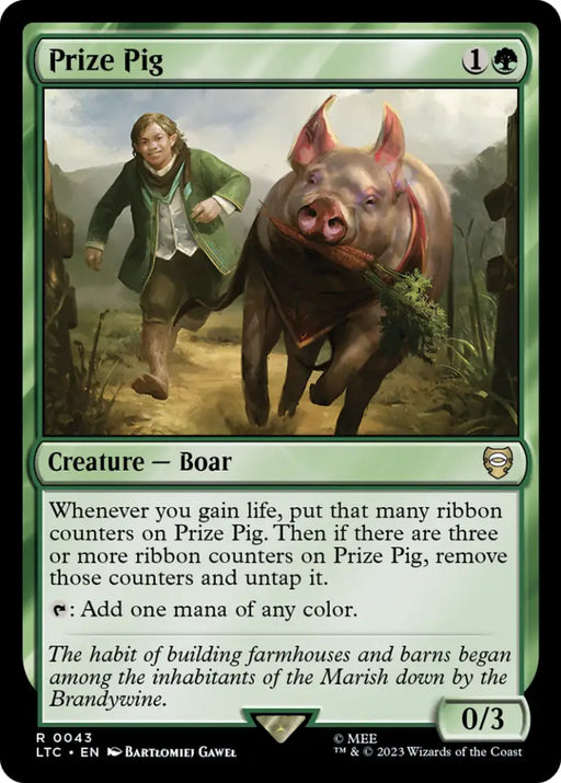 Prize Pig [The Lord of the Rings: Tales of Middle-Earth Commander] - MTG Single