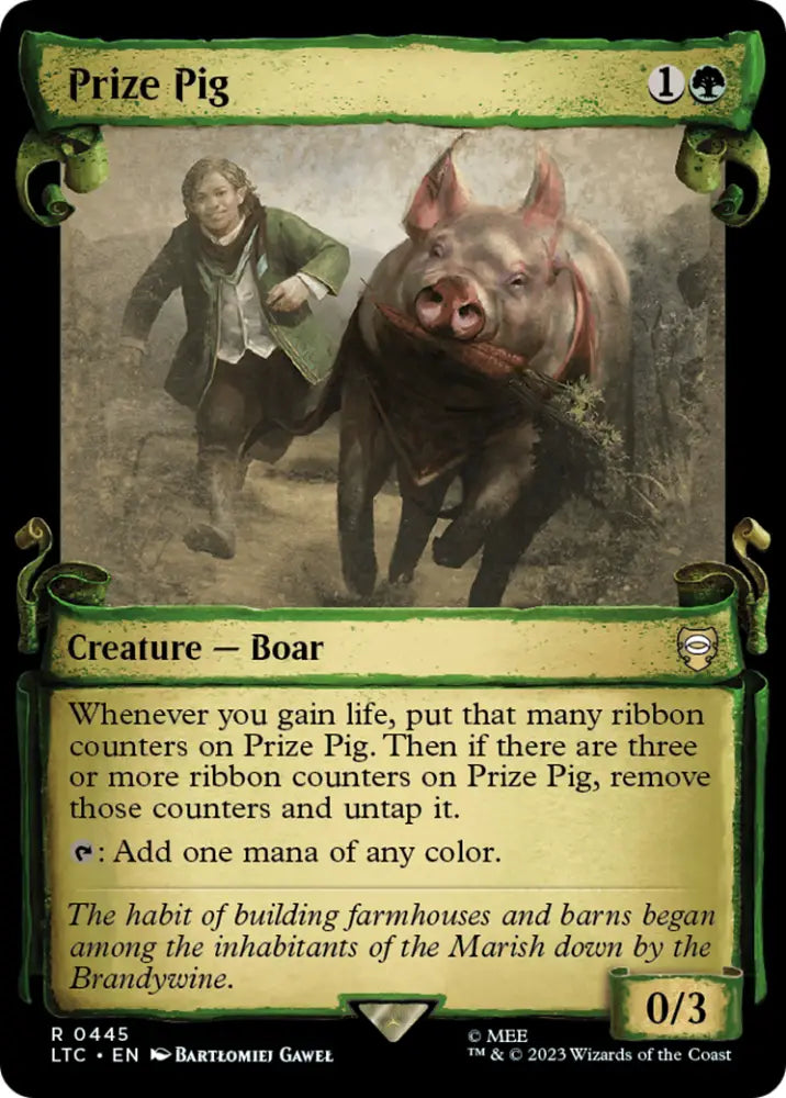Prize Pig [The Lord of the Rings: Tales of Middle-Earth Commander Showcase Scrolls] - MTG Single