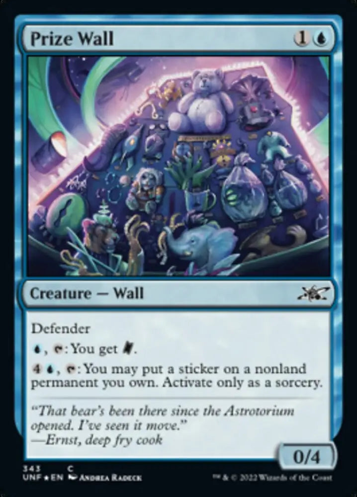 Prize Wall (Galaxy Foil) [Unfinity] - MTG Single