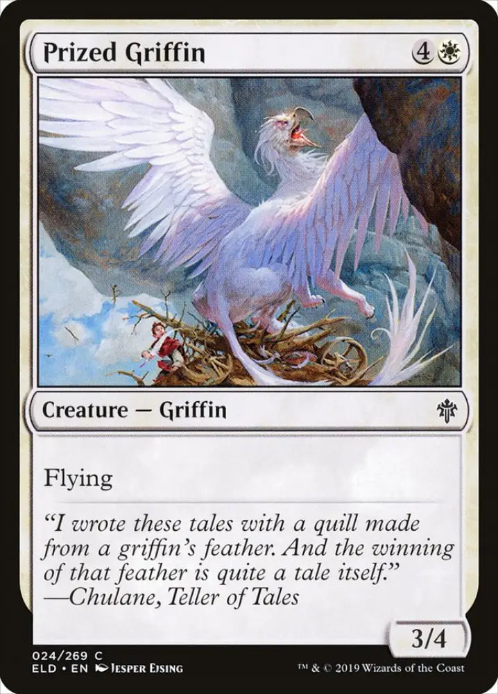 Prized Griffin [Throne of Eldraine] - MTG Single