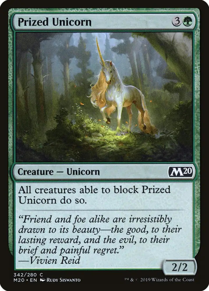 Prized Unicorn [Core Set 2020] - MTG Single