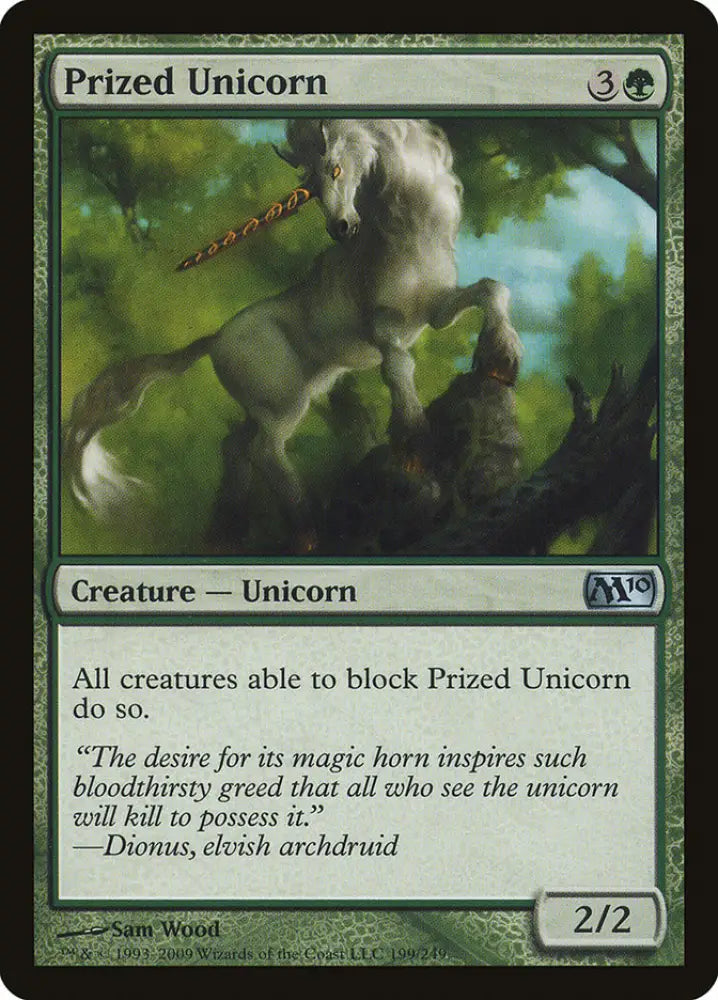 Prized Unicorn [Magic 2010] - MTG Single