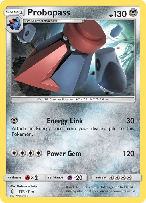 Probopass (86/145) [Sun & Moon: Guardians Rising] - Pokemon Single