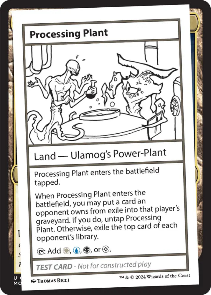 Processing Plant [Mystery Booster 2 Playtest Cards] - MTG Single