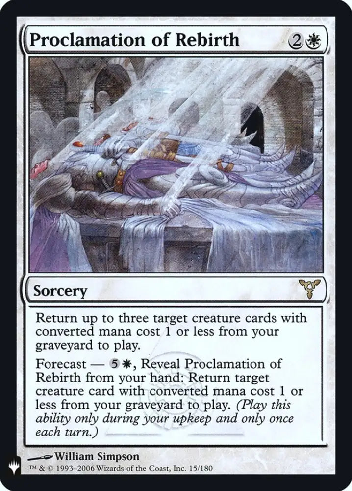 Proclamation of Rebirth [Mystery Booster] - MTG Single