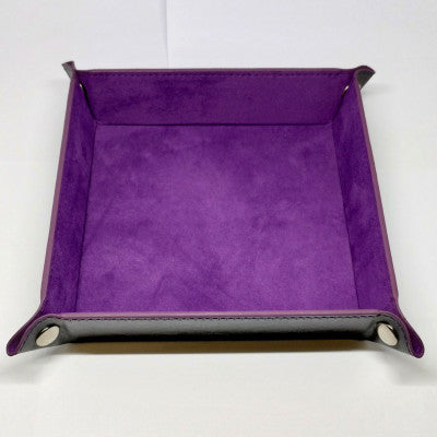 DICE TRAY FOLDABLE SQUARE PURPLE