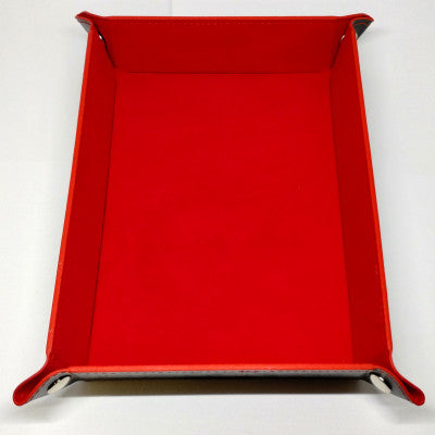 DICE TRAY FOLDABLE RECTANGLE RED
