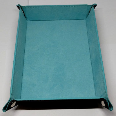 DICE TRAY FOLDABLE RECTANGLE TURQUOISE