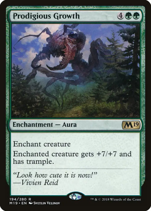Prodigious Growth [Core Set 2019] - MTG Single