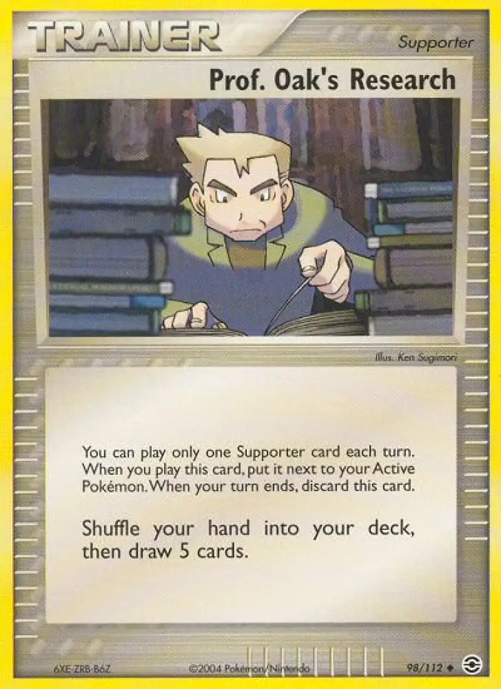 Prof. Oak’s Research (98/112) [EX: FireRed & LeafGreen] - Pokemon Single