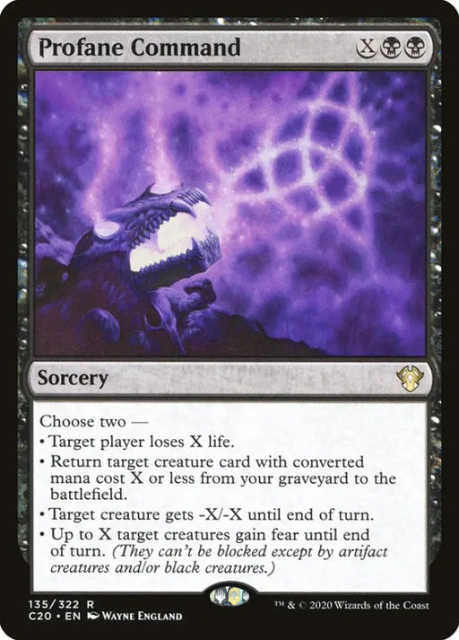 Profane Command [Commander 2020] - MTG Single