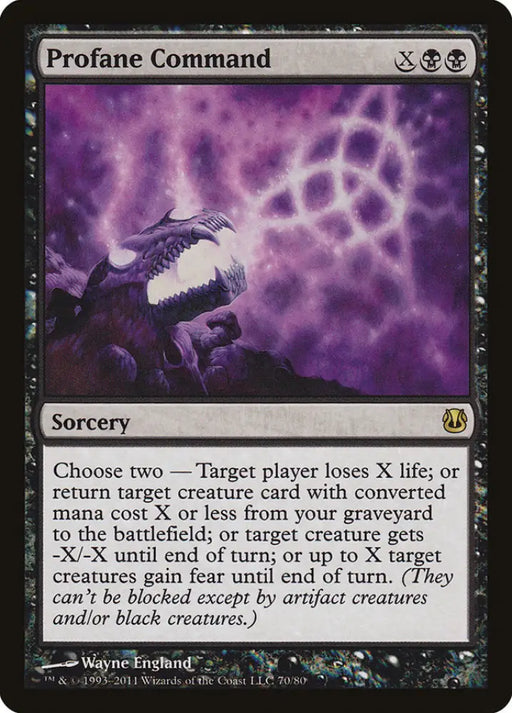 Profane Command [Duel Decks: Ajani vs. Nicol Bolas] - MTG Single