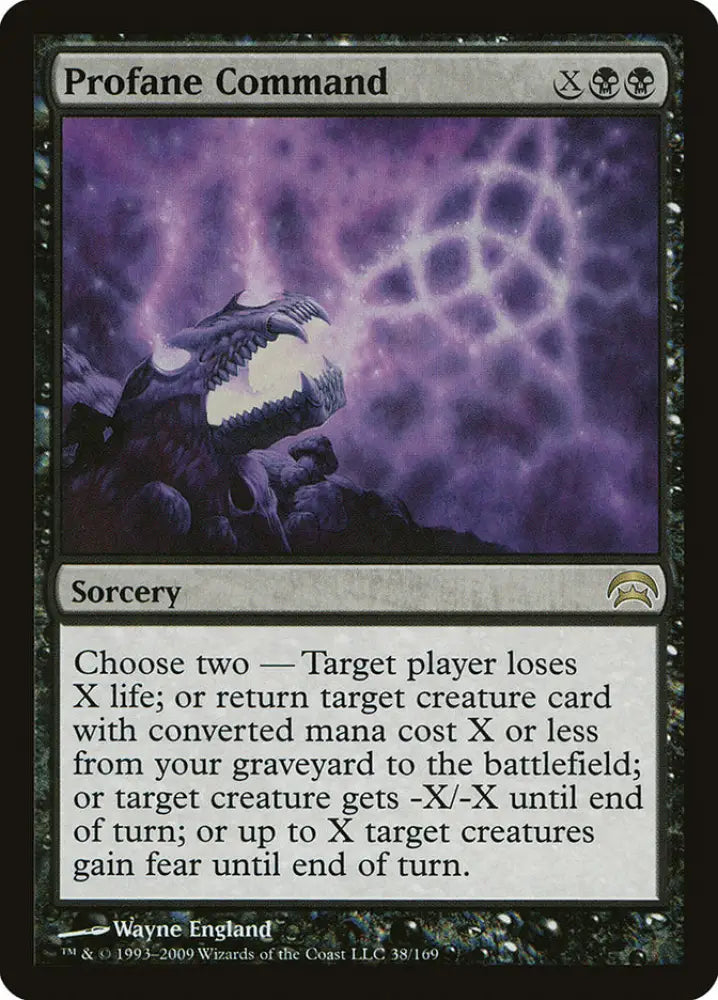 Profane Command [Planechase] - MTG Single