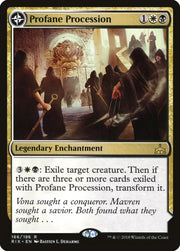 Profane Procession // Tomb of the Dusk Rose [Rivals of Ixalan] - MTG Single