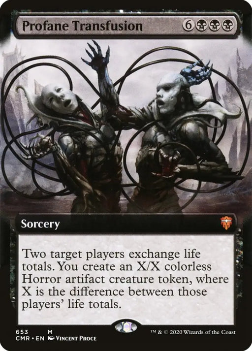 Profane Transfusion (Extended Art) [Commander Legends] - MTG Single