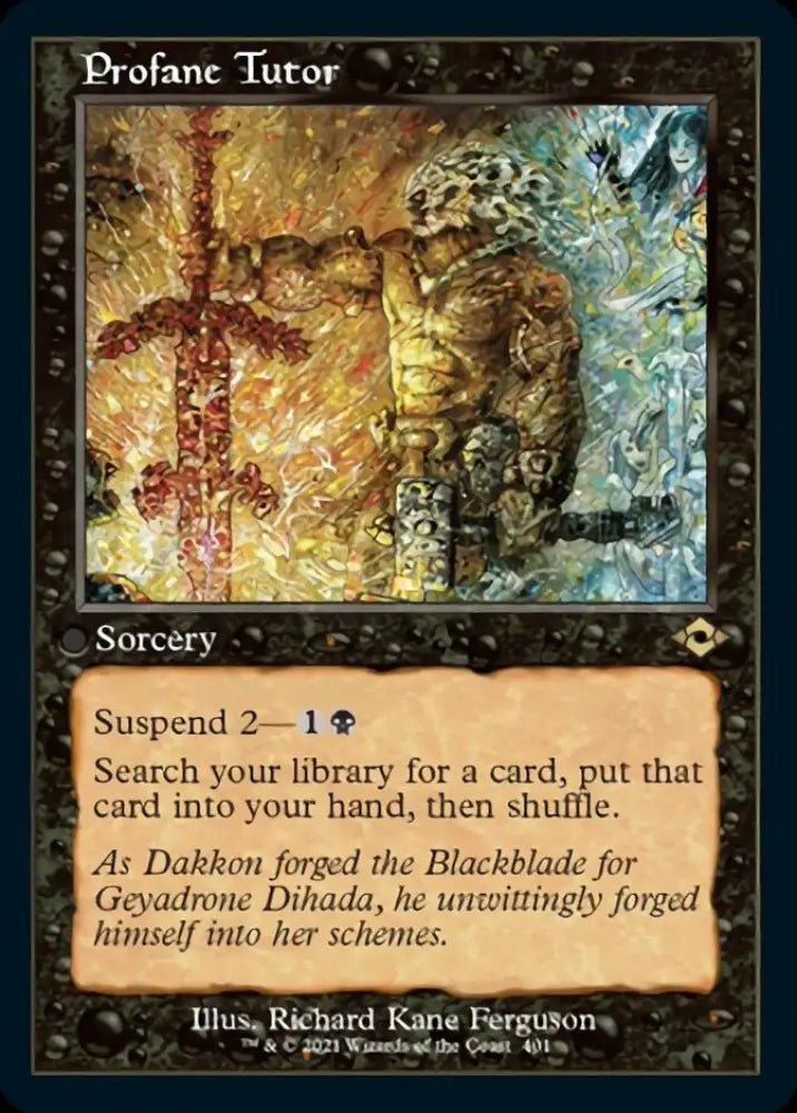 Profane Tutor (Retro Foil Etched) [Modern Horizons 2] - MTG Single