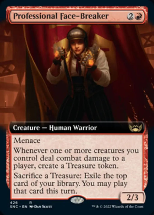 Professional Face-Breaker (Extended Art) [Streets of New Capenna] - MTG Single