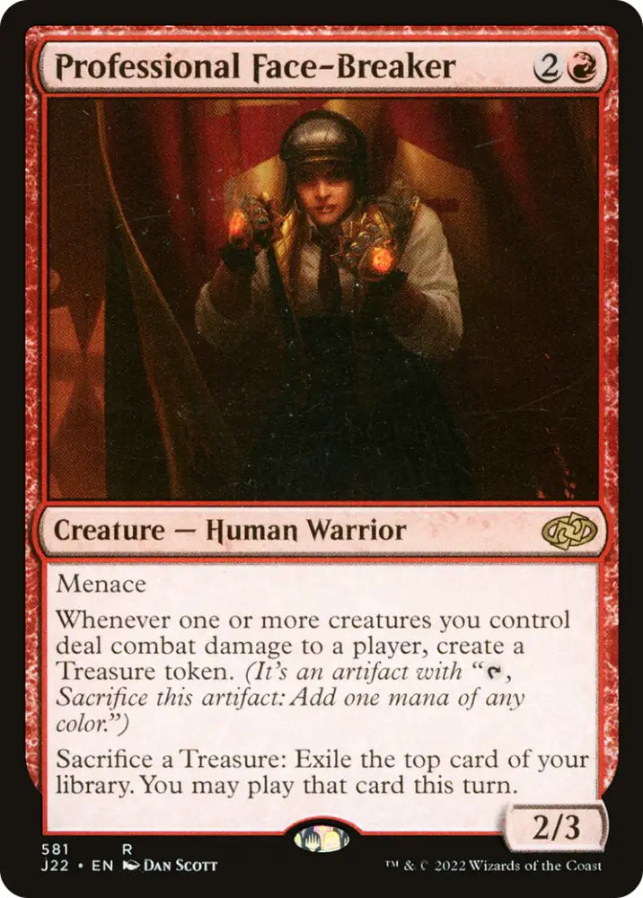 Professional Face-Breaker [Jumpstart 2022] - MTG Single