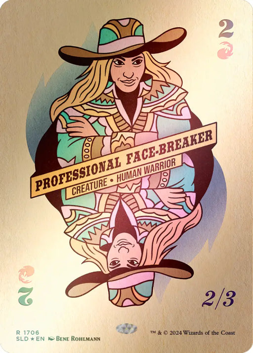 Professional Face-Breaker (Rainbow Foil) [Secret Lair Drop Series] - MTG Single