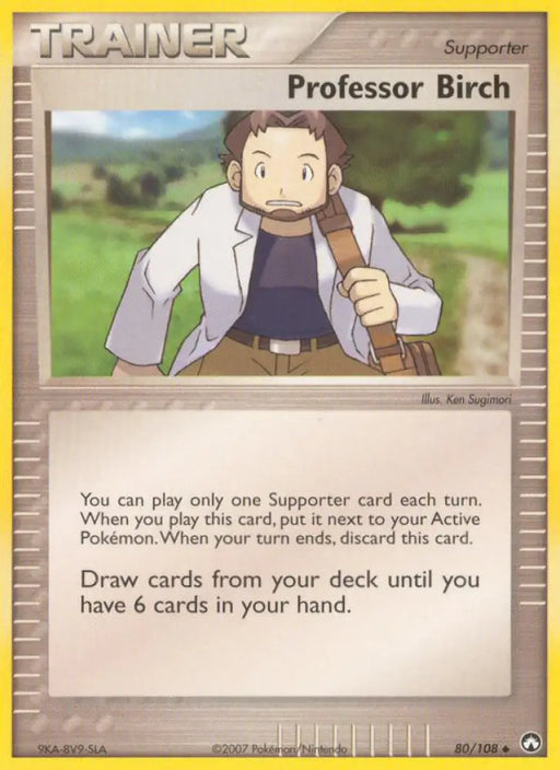 Professor Birch (80/108) [EX: Power Keepers] - Pokemon Single
