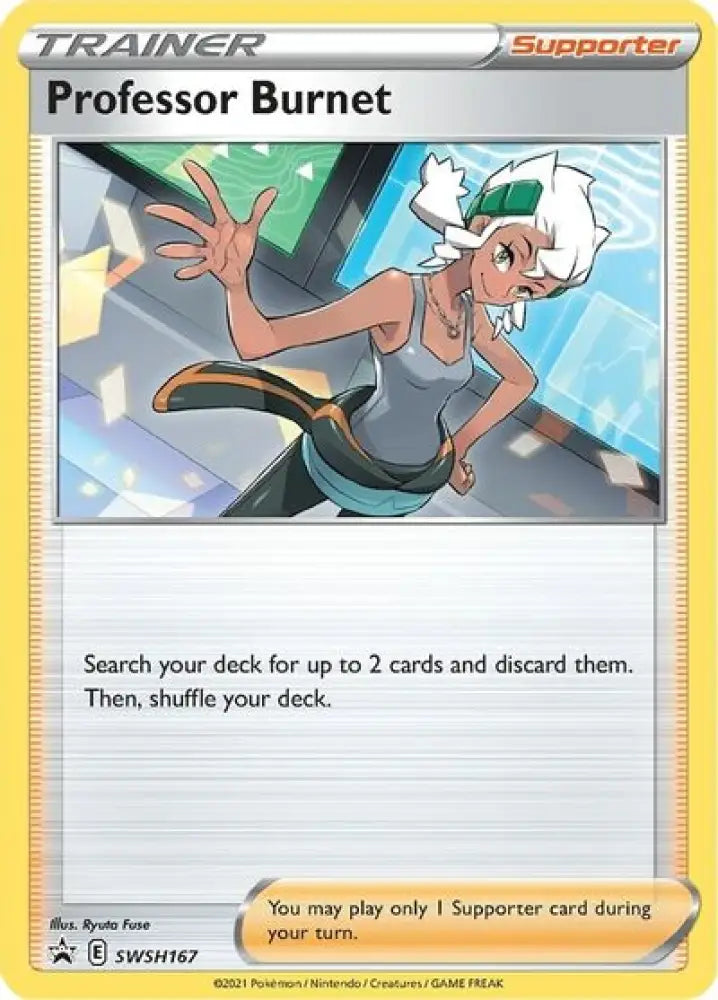 Professor Burnet (SWSH167) [Sword & Shield: Black Star Promos] - Pokemon Single
