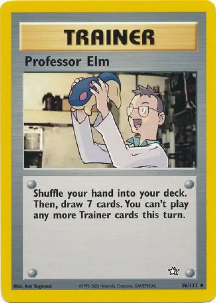 Professor Elm (96/111) [Neo Genesis Unlimited] - Pokemon Single
