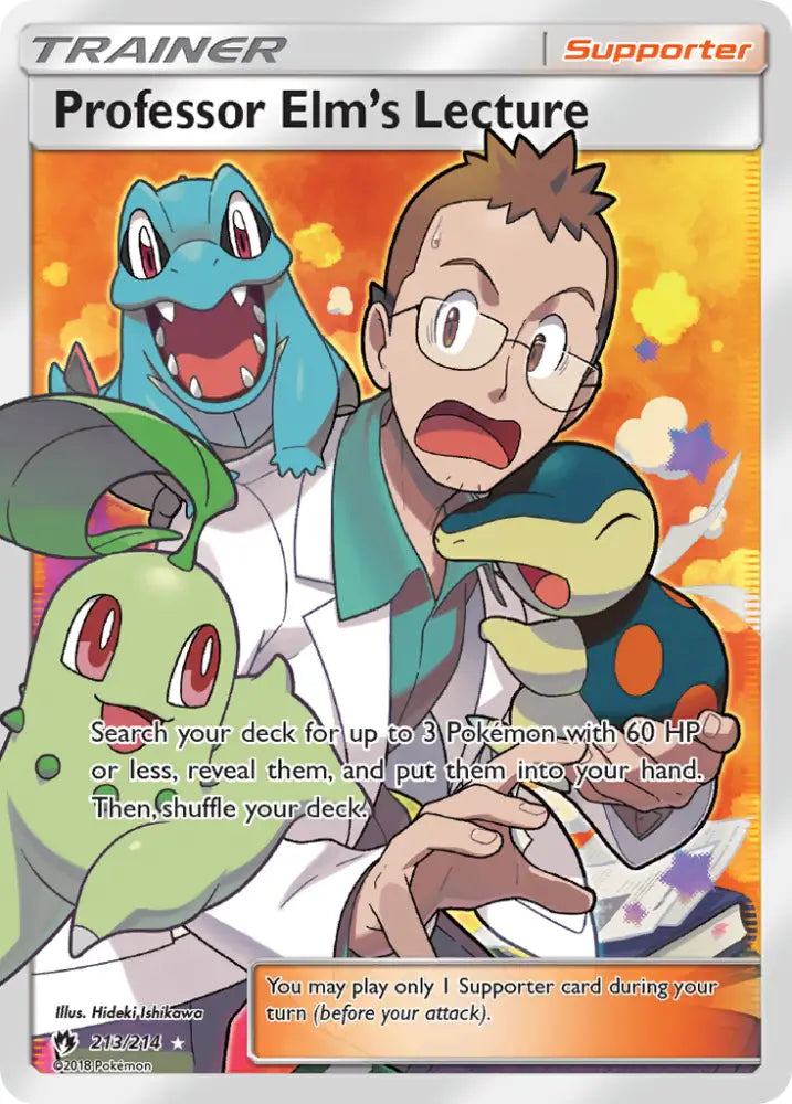 Professor Elm’s Lecture (213/214) [Sun & Moon: Lost Thunder] - Pokemon Single