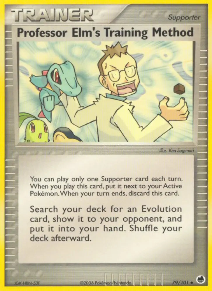 Professor Elm’s Training Method (79/101) [EX: Dragon Frontiers] - Pokemon Single
