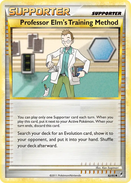 Professor Elm’s Training Method (82/95) [HeartGold & SoulSilver: Call of Legends] - Pokemon Single