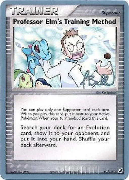 Professor Elm’s Training Method (89/115) (Eeveelutions - Jimmy Ballard) [World Championships 2006] - Pokemon Single