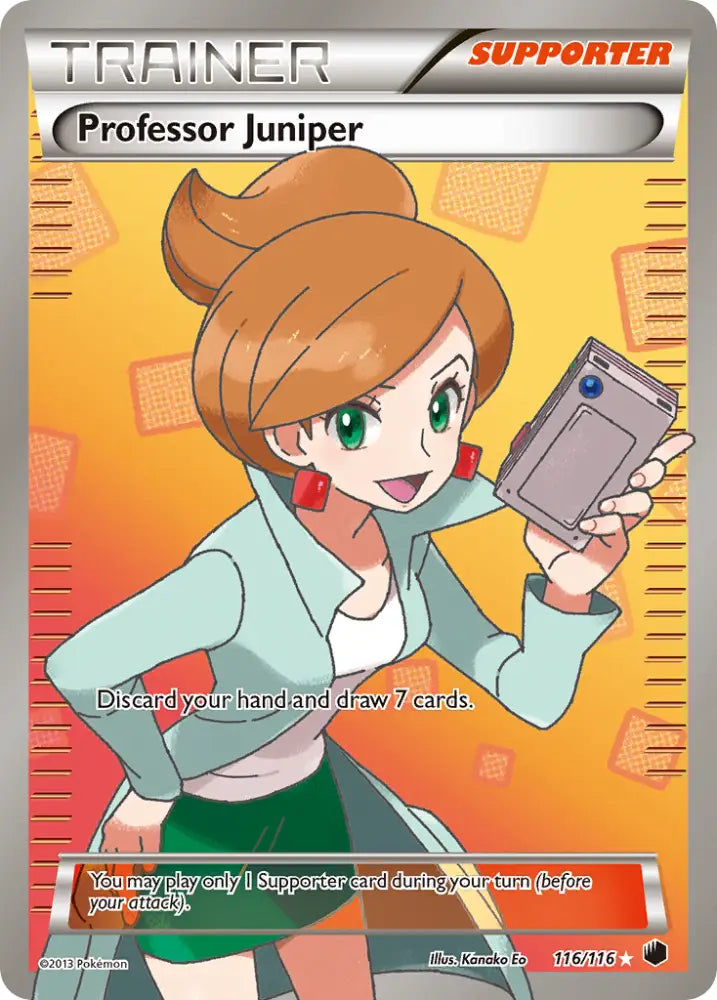 Professor Juniper (116/116) [Black & White: Plasma Freeze] - Pokemon Single