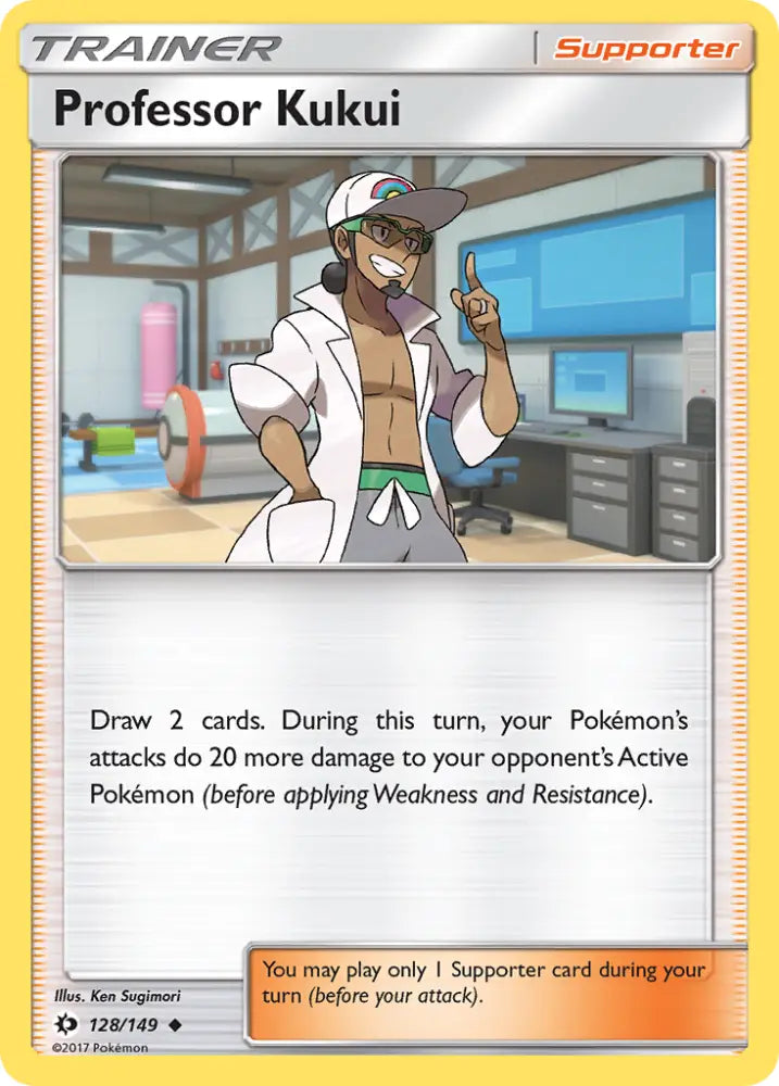 Professor Kukui (128/149) [Sun & Moon: Base Set] - Pokemon Single