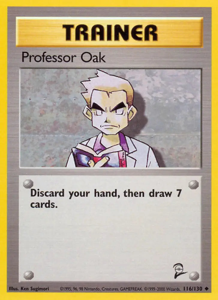 Professor Oak (116/130) [Base Set 2] - Pokemon Single