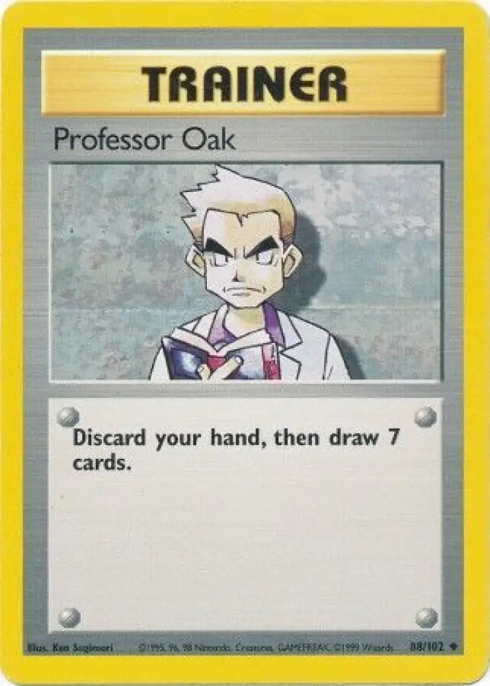 Professor Oak (88/102) [Base Set Unlimited] - Pokemon Single
