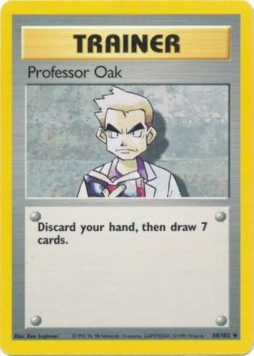 Professor Oak (88/102) [Base Set Unlimited] - Pokemon Single