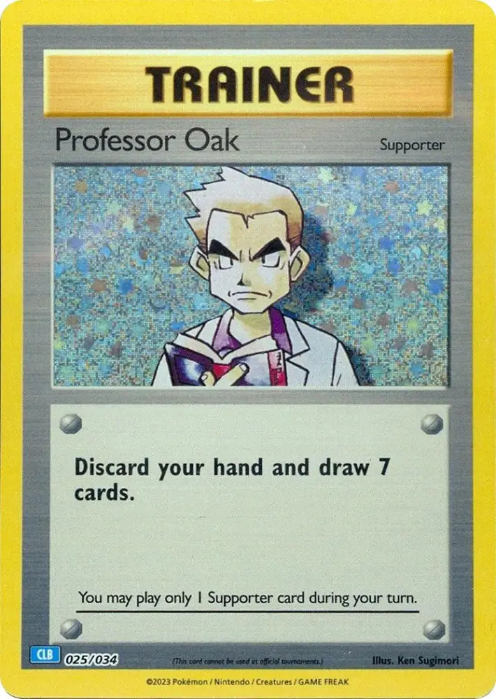 Professor Oak (CLB) [Trading Card Game Classic] - Pokemon Single