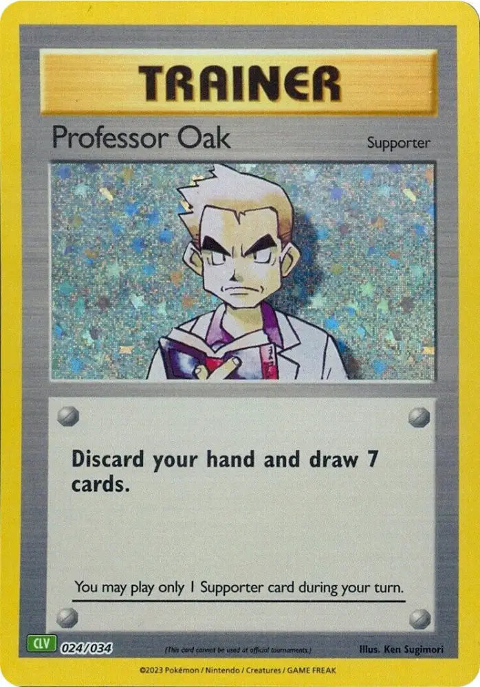 Professor Oak (CLV) [Trading Card Game Classic] - Pokemon Single