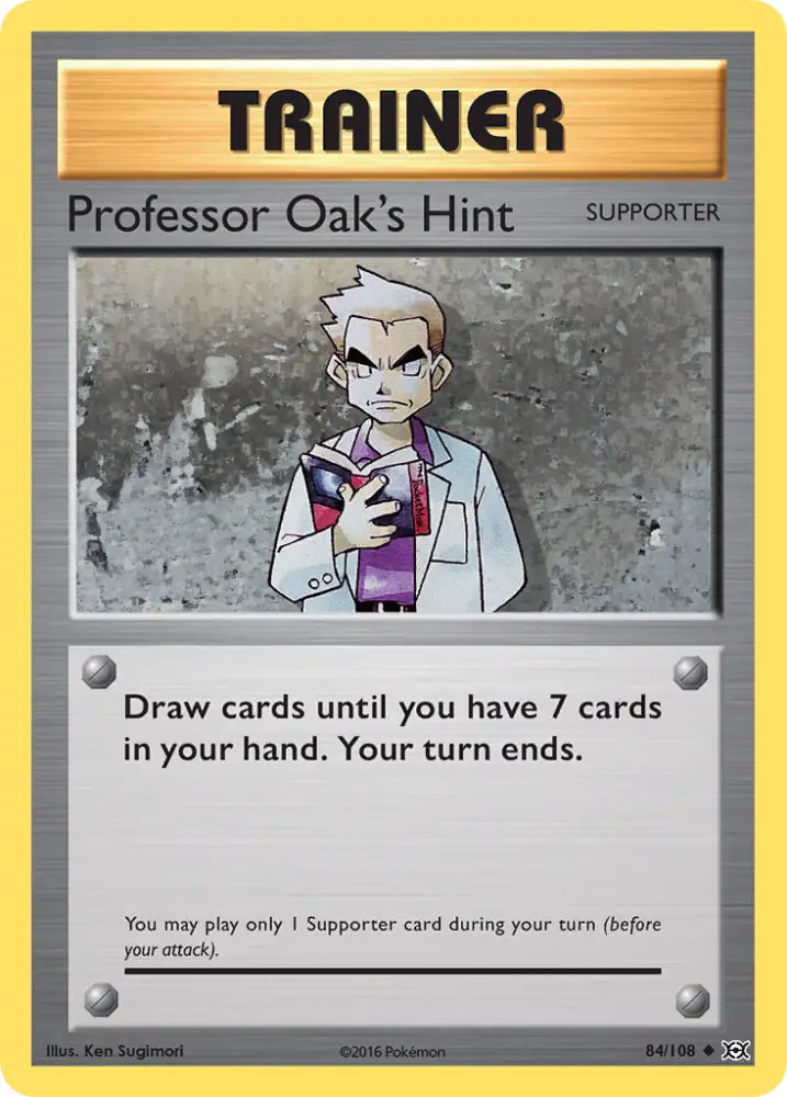 Professor Oak’s Hint (84/108) [XY: Evolutions] - Pokemon Single