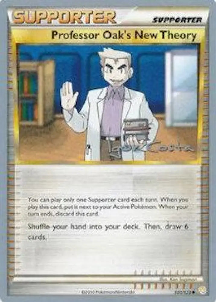 Professor Oak’s New Theory (101/123) (Pesadelo Prism - Igor Costa) [World Championships 2012] - Pokemon Single