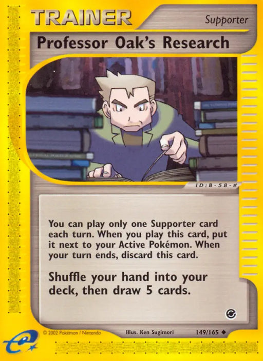 Professor Oak’s Research (149/165) [Expedition: Base Set] - Pokemon Single