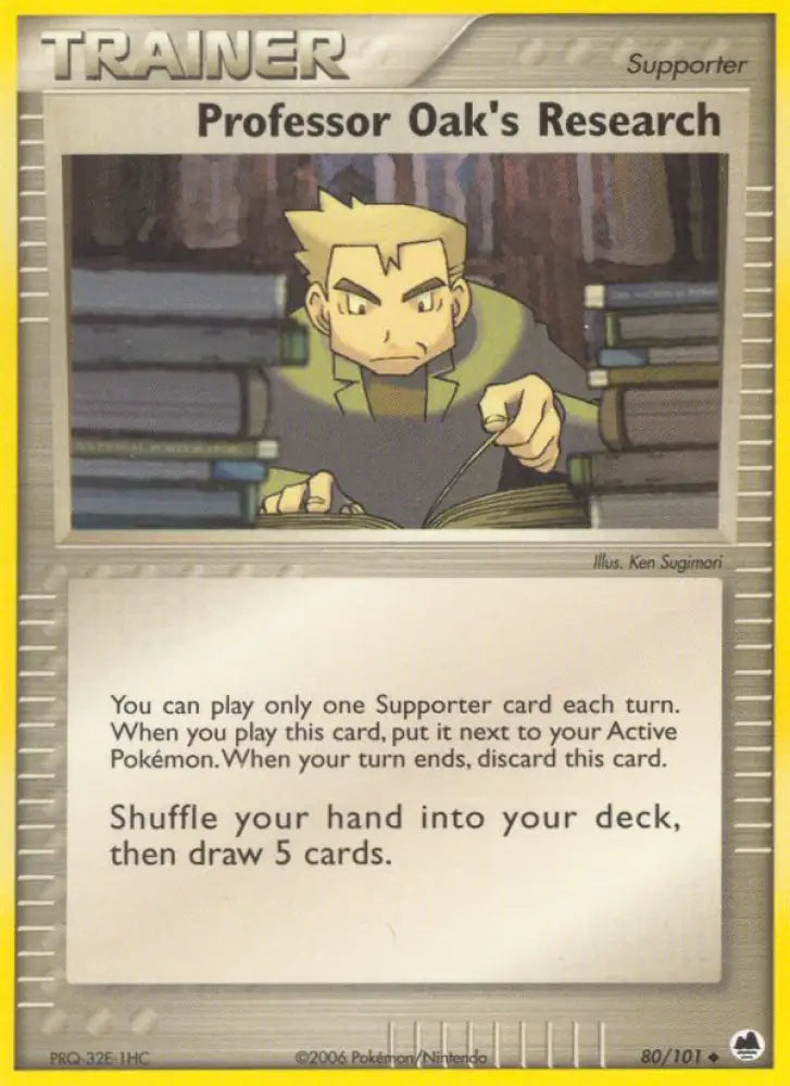 Professor Oak’s Research (80/101) [EX: Dragon Frontiers] - Pokemon Single