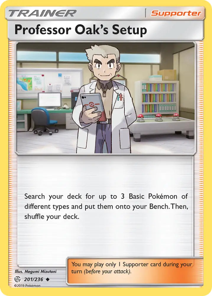 Professor Oak’s Setup (201/236) [Sun & Moon: Cosmic Eclipse] - Pokemon Single