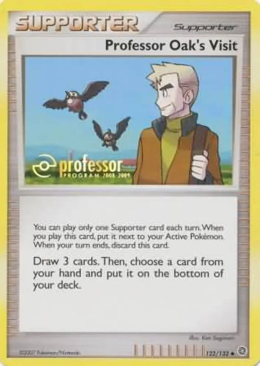 Professor Oaks Visit (122/132) (2008 2009) [Professor Program Promos] - Pokemon Single