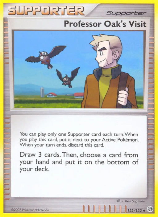 Professor Oak’s Visit (122/132) [Diamond & Pearl: Secret Wonders] - Pokemon Single