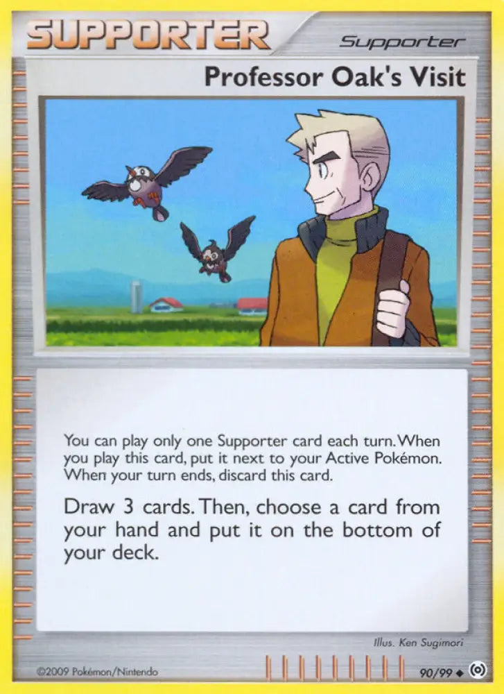 Professor Oak’s Visit (90/99) [Platinum: Arceus] - Pokemon Single