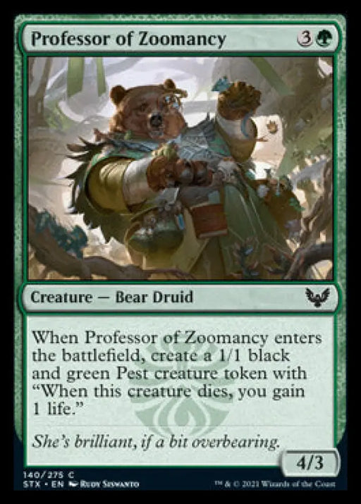 Professor of Zoomancy [Strixhaven: School of Mages] - MTG Single